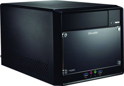 Shuttle XPC cube Barebone SH610R4 - S1700, Intel H610, 1x PCIe X16, 1x PCIe X1, 1x LAN,1x HDMI, 2x DP, 1x VGA 2x 3.5"