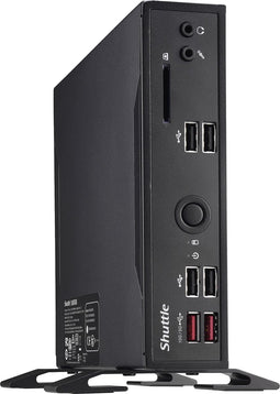 Shuttle XPC slim Barebone DS20U5V2, i5-10210U, 2x LAN (1xGbit, 1x 2.5Gbit), 1xCOM, 1xHDMI, 1xDP, ventilatorloos , 24/7 permanent gebruik
