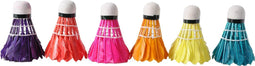 Shuttles veren, kleuren assorti, in plastic koker