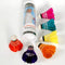 Shuttles veren, kleuren assorti, in plastic koker