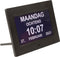 Dementieklok - 7 inch digitaal display - Zwart - Medicatiealarm - Wekkers - Met afstandsbediening