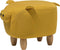 PIGGY - Hocker - Geel - Polyester