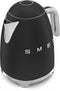 Smeg KLF03BLMEU - Waterkoker - 1,7L 2400W - Mat zwart