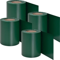 Juskys PVC Privacystrips - Privacyscherm - 4 stuks - Groen (4 stuks)