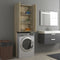 vidaXL - Wasmachinekast - 64x25,5x190 - cm - sonoma - eikenkleurig