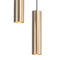 QAZQA cederic - Moderne Plafondlamp - 3 lichts - Zwart/Goud - Binnenverlichting
