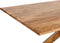 HAYES - Eettafel - Lichthout - 180 x 90 cm - Acaciahout