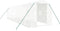 vidaXL - Tuinkas - met - stalen - frame - 16 - m² - 8x2x2 - m - wit