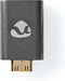 Nedis CVTB34906GY - HDMI high-speed adapter met ethernet - mini-HDMI naar HDMI - Grijs