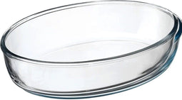 Secret de Gourmet - Ovenschaal ovaal - Transparant - Geglazuurd glas - 26 x 18 x 6 cm