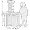 Smoby - Speelkeuken Tech Editie - 35 accessoires - 48x64x100 cm