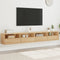 vidaXL - Tv-wandmeubels - 2 - st - 100x30x30 - cm - hout - sonoma - eikenkleurig