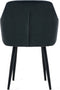 Eetkamerstoel Praia Velvet Charcoal - Set van 2