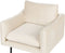 VINTERBRO - Fauteuil - Lichtbeige - Fluweel