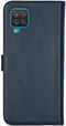 Selencia Galaxy A12 - Echt Lederen Bookcase - 3 Pashouders - Blauw