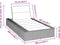 vidaXL - Ligbed - met - zwevend - kussen - poly - rattan - beige