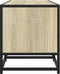 vidaXL - Tv-meubel - 120x35x41 - cm - bewerkt - hout - metaal - sonoma - eikenkleurig