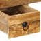 vidaXL - Bureau - met - 2 - lades - 110x50x77 - cm - massief - mangohout