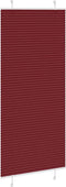vidaXL - Plissé - rolgordijn - 85x200 - cm - stofbreedte - 84,4 - cm - bordeauxrood