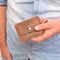 Berba kleine Leren Portemonnee Ruvido 822-012-71 - Coffee