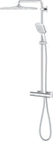 GROHE Rainshower SmartActive 310 Regendouche Mono Cube - Thermostaatkraan - 3 douchestralen - Chroom - 26652000