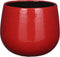 Mica Decorations Pablo Bloempot - 18x18x16 cm - Keramiek - Rood