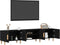 vidaXL - TV - Meubel - Zwart - Eiken - 180x31,5x40 - cm - Geengineerd - Hout
