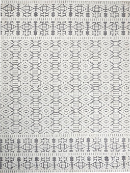 SIBI - Vloerkleed - Wit/Grijs - 300 x 400 cm - Polyester