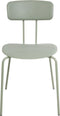 SIBLEY - Eetkamerstoel set van 2 - Lichtgroen - Synthetisch materiaal