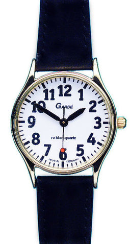 Able2 Gardé Staal Bicolor Horloge 26 mm Zwart – Mat Titanium Behuizing – Witte Wijzerplaat – Zwarte