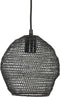 Light & Living - Hanglamp NOLA - Ø18x20cm - Zwart