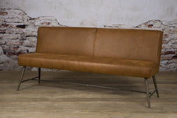 SIDD Belmonte bench 155 - fabric cherokee 8 cognac