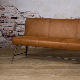 SIDD Belmonte bench 185 - fabric cherokee 8 cognac