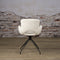 SIDD Campo swivel armchair - fabric Teddy MJ8-1 White