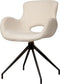 SIDD Campo swivel armchair - fabric Teddy MJ8-1 White