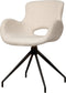SIDD Campo swivel armchair - fabric Teddy MJ8-1 White