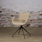 SIDD Campo swivel armchair - fabric Teddy MJ8-3 Light brown
