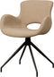 SIDD Campo swivel armchair - fabric Teddy MJ8-3 Light brown
