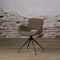 SIDD Campo swivel armchair - fabric Teddy MJ8-7 Dark brown