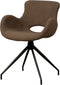 SIDD Campo swivel armchair - fabric Teddy MJ8-7 Dark brown