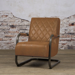 SIDD Civo coffeechair - Bull cognac