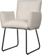 SIDD Dante armchair - fabric Teddy MJ8-1 White