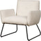 SIDD Dante coffeechair - fabric Teddy MJ8-1 White