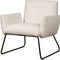 SIDD Dante coffeechair - fabric Teddy MJ8-1 White