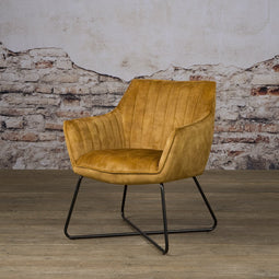 SIDD Monte coffeechair - fabric Adore 14 yellow