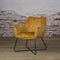 SIDD Monte coffeechair - fabric Adore 14 yellow