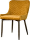 SIDD Oledo sidechair - fabric Bluvel 68 yellow