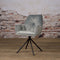 SIDD Palma armchair - fabric Bluvel 14 grey