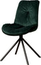 SIDD Palma sidechair - fabric Bluvel 78 green