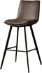 SIDD Pamplona barstool - fabric T-anthracite